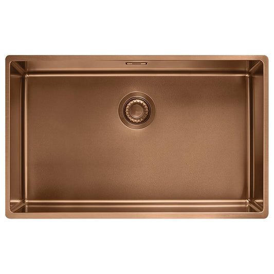 Franke Mythos Masterpiece Single Bowl Sink 685Mm Copper