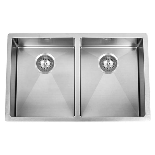 Bourne Sagi Cove 760 Handmade Double Bowl Undermount Sink