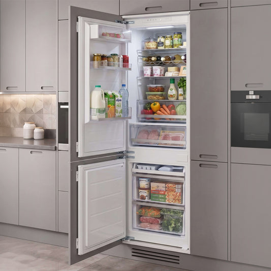 Kleenmaid Fully Integrated Fridge/Freezer White
