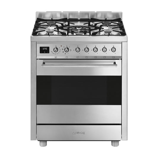 Smeg Freestanding Dual Fuel Freestanding Oven Stove Stainless Steel 70Cm