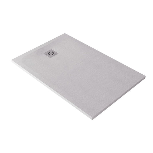 Domus Living Pietra Bianco Shower Floor 900x1000 (Matte White)