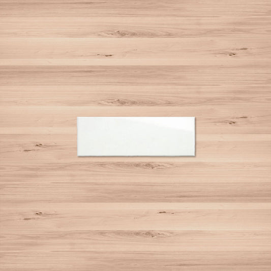 Delray White Matte 100x300 Tile