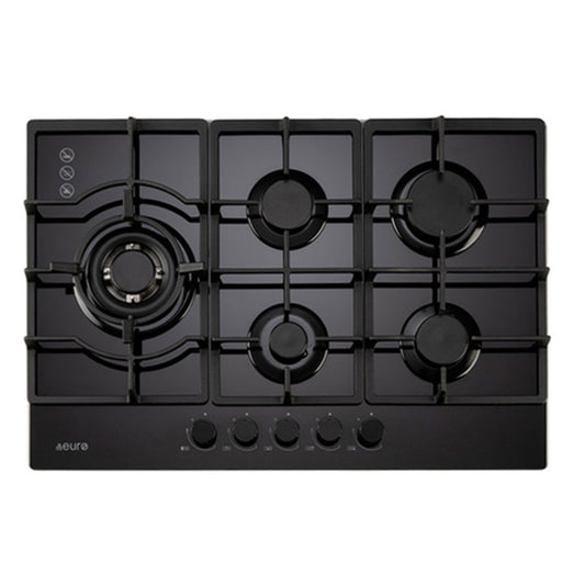 Euro 75cm Gas on Glass Cooktop