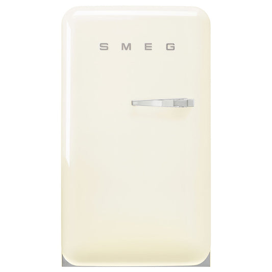 Smeg FAB10 50's Style 135L Retro Refrigerator Left Hand Hinge Cream