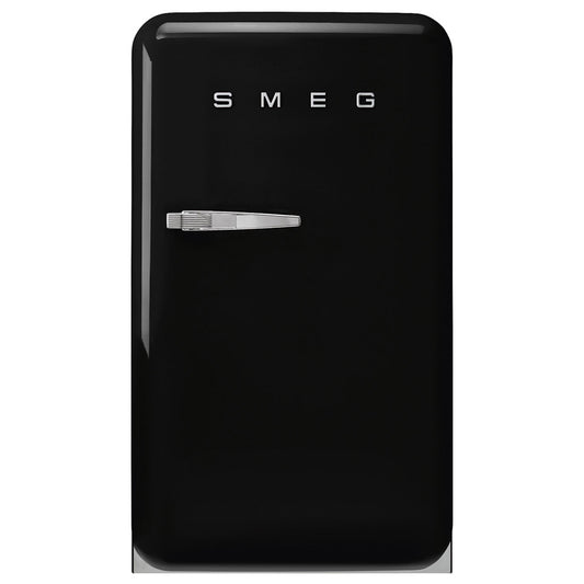 Smeg FAB10 50's Style 135L Retro Refrigerator Right Hand Hinge Black