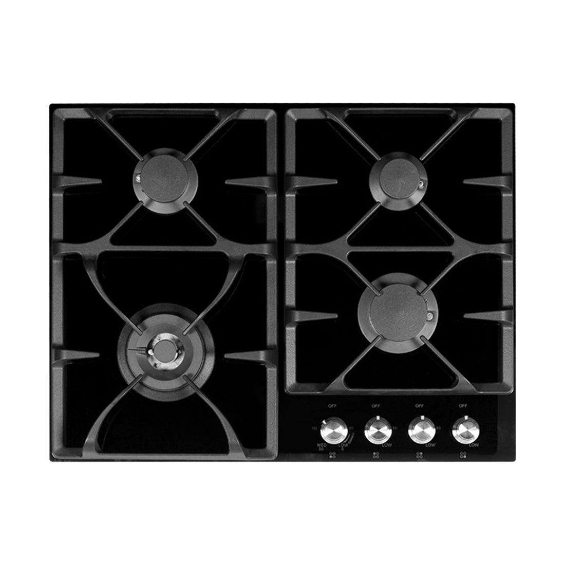 Franke Professional Gas Cooktop Black Glass 66Cm | Cook & Bathe 