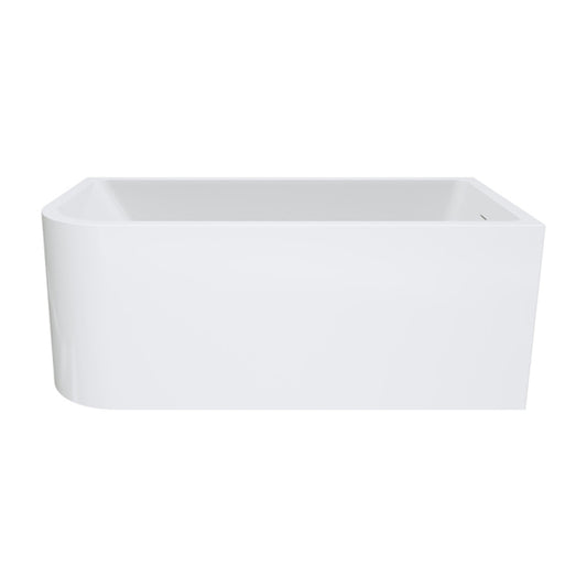 Fienza Hustle Left-Hand Multi-Fit Acrylic Bath with Overflow, 1500mm