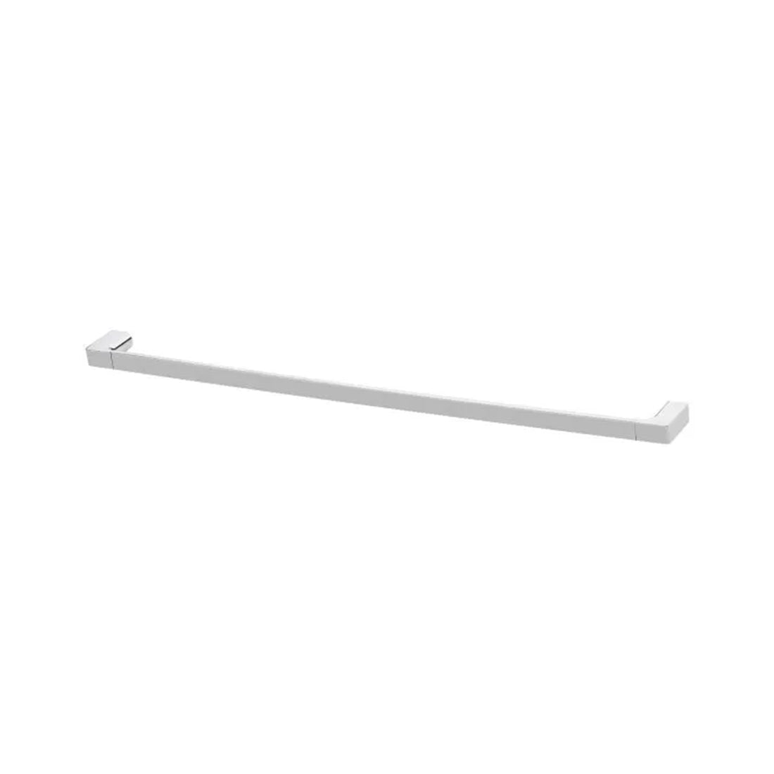 Phoenix Gloss Single Towel Rail 800mm Brushed Nickel | Cook & Bathe