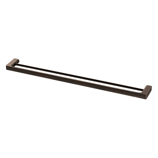 Phoenix Gloss Double Towel Rail 800mm Brushed Bronze
