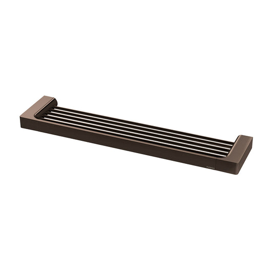 Phoenix Gloss Shower Shelf Brushed Bronze
