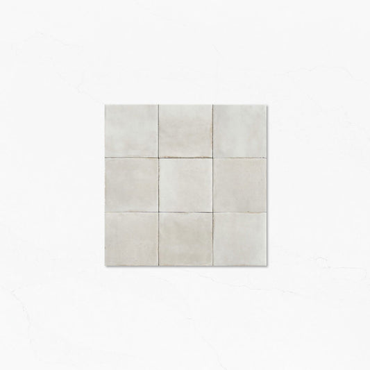 Oakland Square White Matte 100x100 Tile