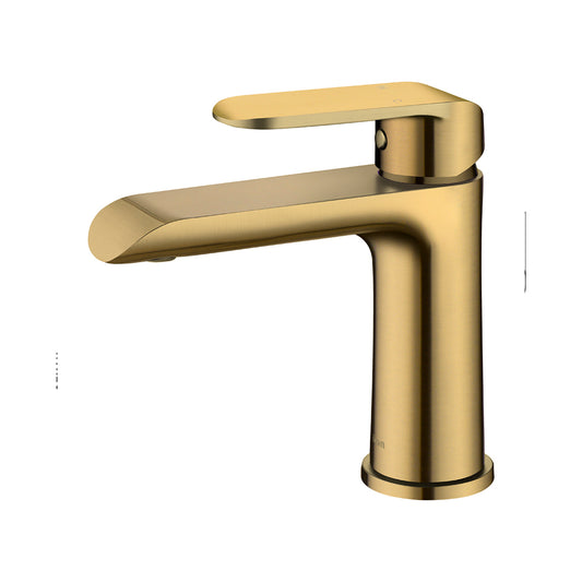 Ikon Kara Basin Mixer Brushed Gold
