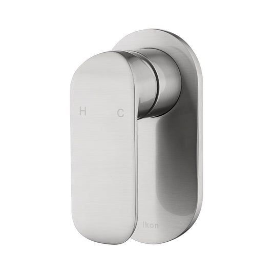 Ikon Kara Wall Mixer Brushed Nickel