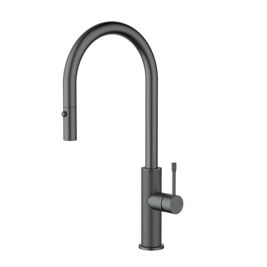 Bourne Linie Pull Out Sink Mixer Gunmetal