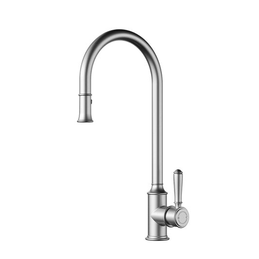 Ikon Clasico Pull-Out Sink Brushed Nickel