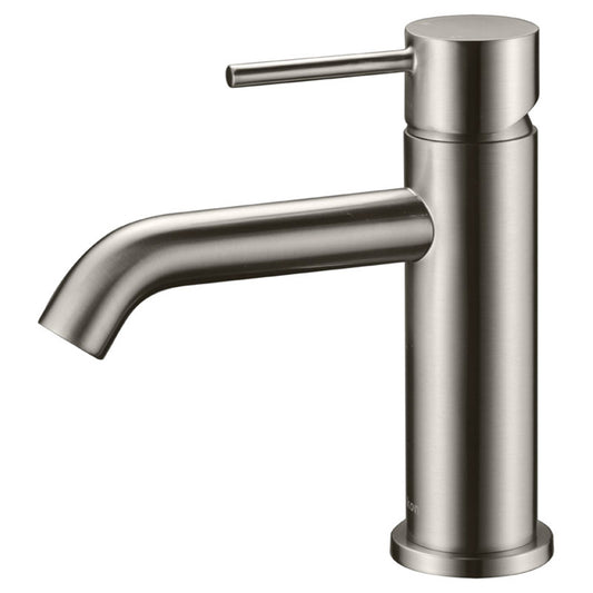 Ikon Hali Basin Mixer Brushed Nickel