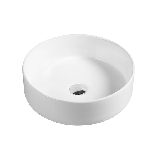 Otti Radius Round 355X355Mm Basin Gloss White