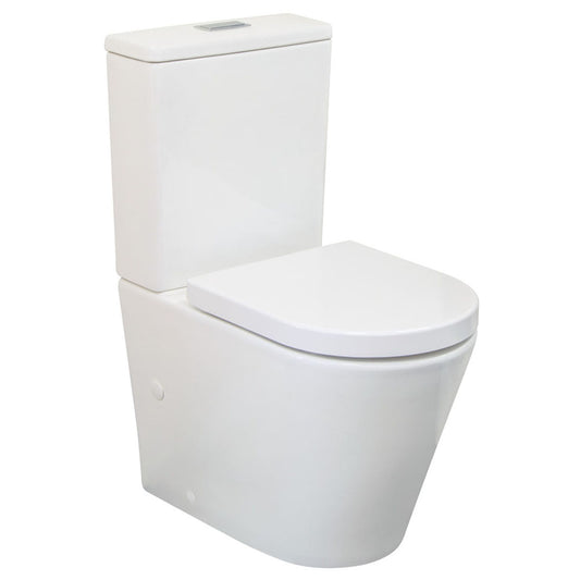 Fienza Isabella Back-to-Wall Toilet Suite, P-Trap