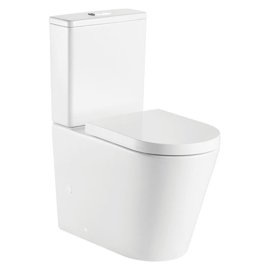 Fienza Kaya Tornado Flush Back-to-Wall Toilet Suite, P-Trap