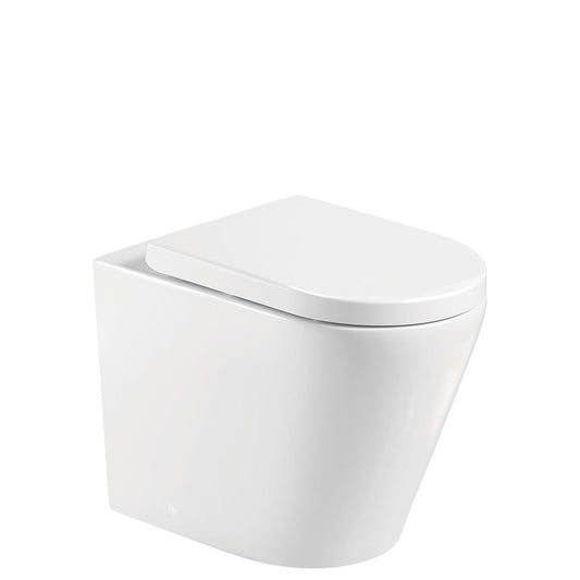Fienza Aluca Tornado Flush Wall-Faced Toilet Suite, P-Trap