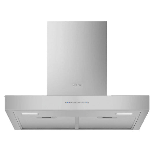 Smeg Wall Mount T-Shape Canopy Rangehood Stainless Steel 60cm