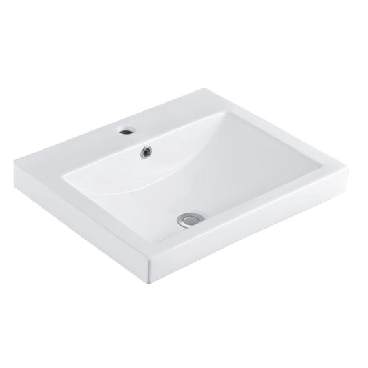 Bourne Elle Inset Basin White