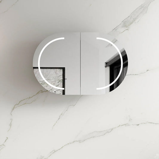 Otti Led Bondi 900X600 Shaving Cabinet Matte White