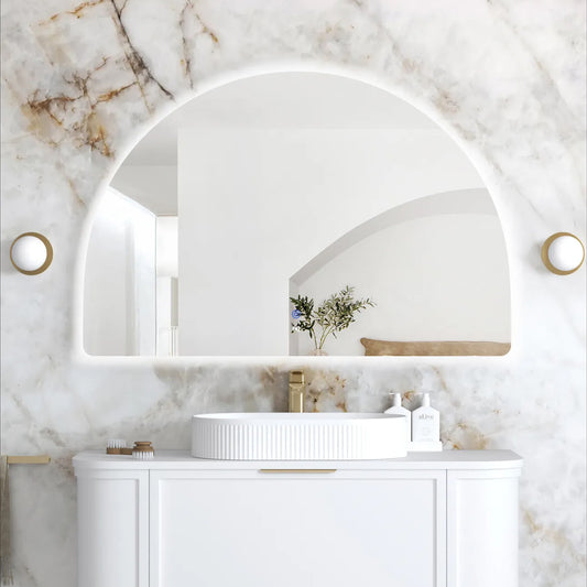 Otti LED Moonlight Archie 800(H)x1200(W) Frameless Tuffi Mirror