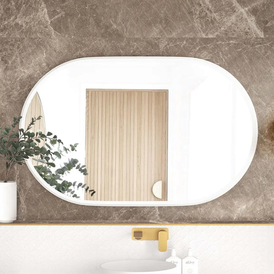 Otti LED Noosa 1200(W)x750(H) White Metal Frame Mirror