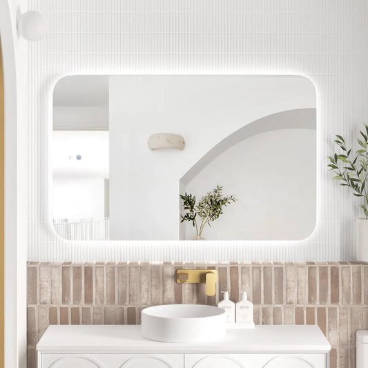 Otti LED Newport 1200(W)x750(H) Frameless Tuffi Mirror