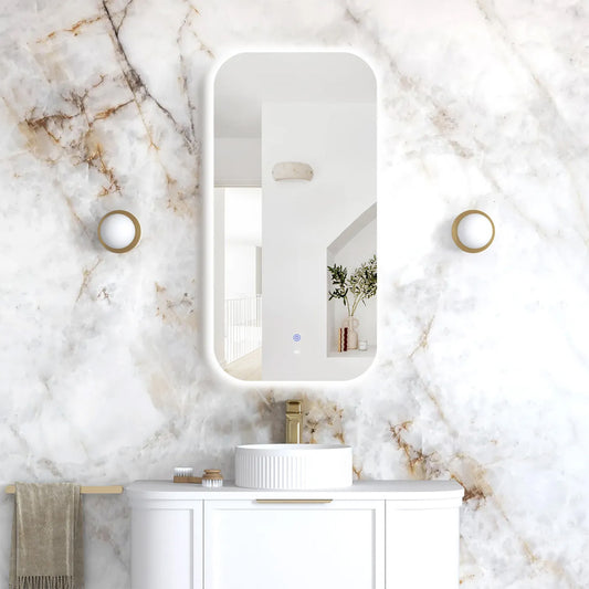Otti LED Newport Frameless Mirror Soft Square