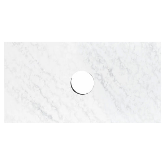 Otti Laguna 600mm Black American Oak Wall Hung Vanity (Ultra Deluxe Stone Top, Silica Free Cloudy Carrara, Semi Drill)