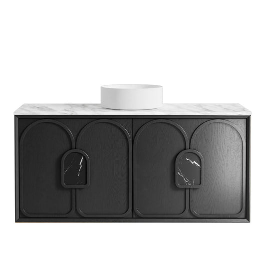 Otti Laguna Mark II 1200mm Black Oak Wall Hung Vanity (Cabinet Only)