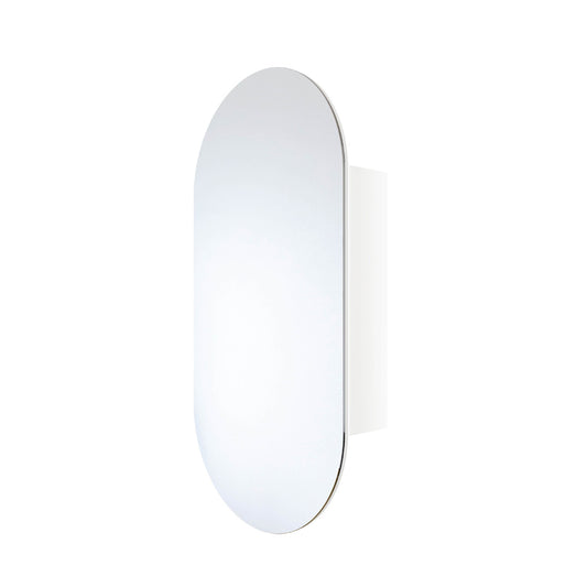 Ablaze Pill White Mirror Cabinet