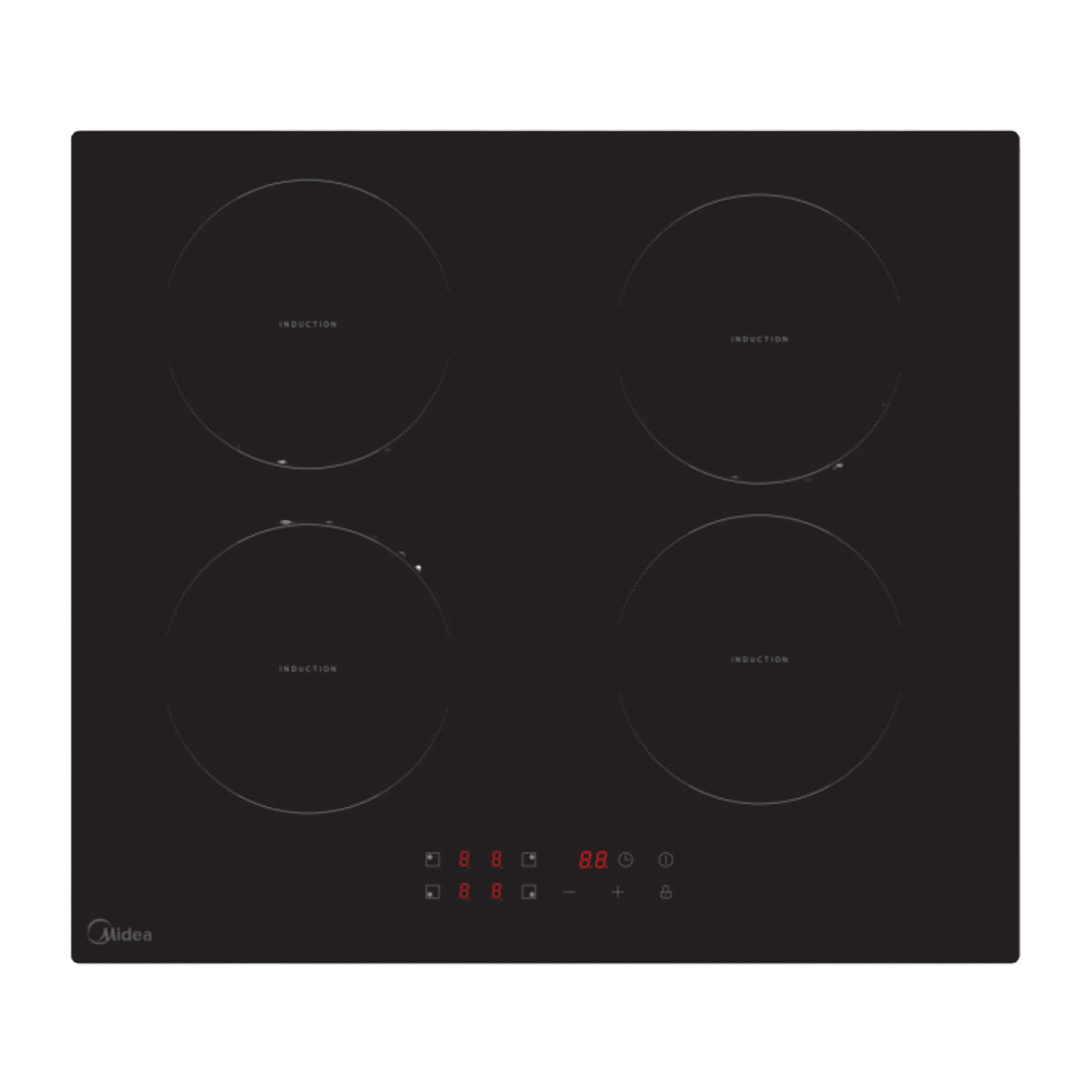 Midea 60cm Induction Cooktop Black Glass – Cook & Bathe