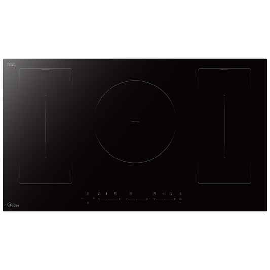 Midea 90cm Induction Cooktop Black Glass