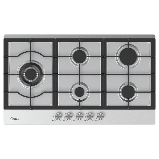 Midea 90cm Gas Cooktop Stainless Steel