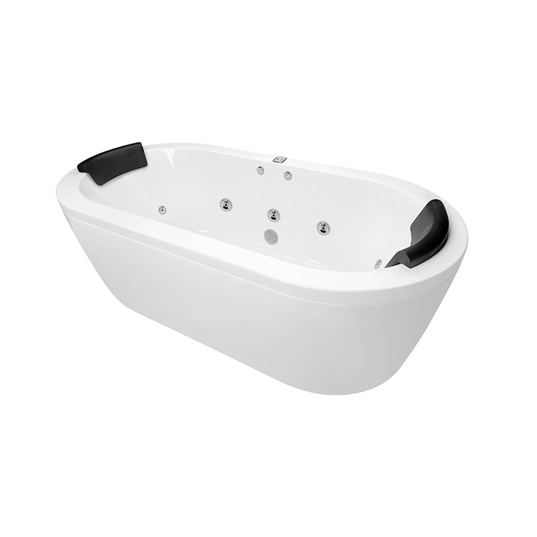 Decina Mintori 1790mm Freestanding Contour 14-Jet Spa Bath | Cook & Bathe