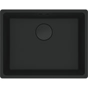 Franke Maris Granite Single Bowl 520mm Undermount Matte Black