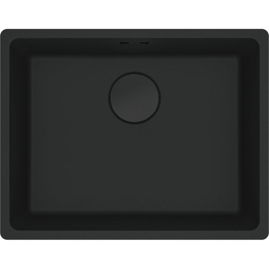 Franke Maris Granite Single Bowl 520mm Topmount Matte Black