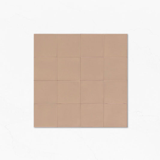 Oakland Square Clay Matte 100x100 Tile