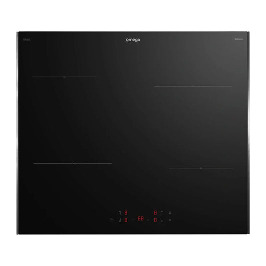 Omega 60cm Ceramic Cooktop Touch Controls Black