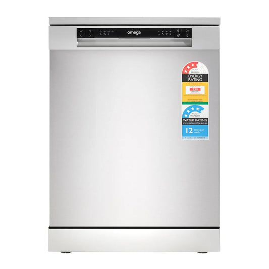 Omega 60cm Freestanding Dishwasher Stainless Steel