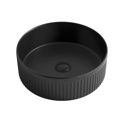 Otti Oxford Round Basin Matt Black 395Mm