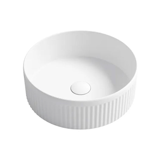 Otti Oxford Round Basin Matt White 395Mm