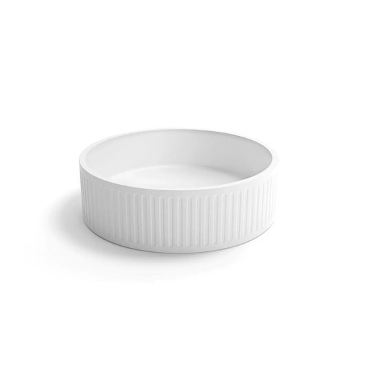 Otti Hudson Round Concrete Basin 400Mm White