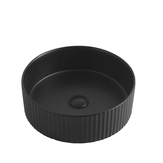 Otti Marlo Round Basin Matt Black 400Mm