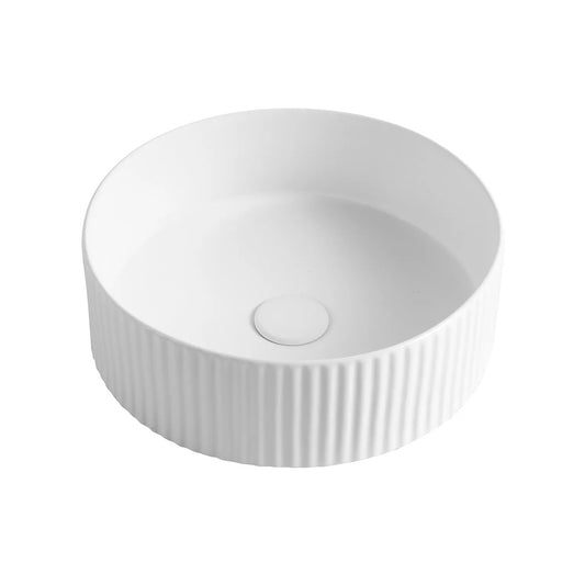 Otti Marlo Round Basin Matt White 400Mm