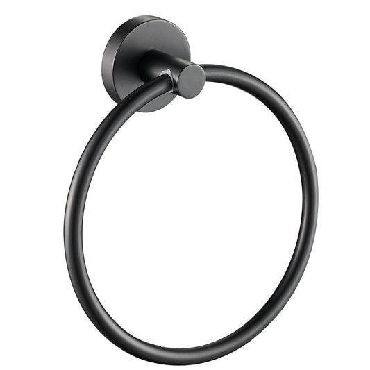 Cylindro Towel Ring Gun Metal