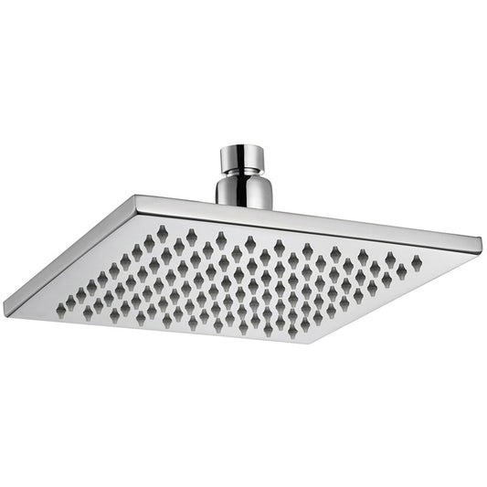 Cuadro Square Brass Shower Head 200mm Chrome